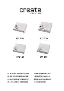 Manual Cresta KTS 120 Electric Blanket