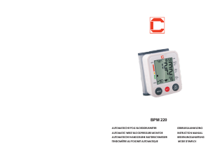 Manual Cresta BPM220 Blood Pressure Monitor