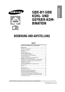 Bedienungsanleitung Samsung RS19FHNS Kühl-gefrierkombination