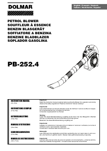 Handleiding Dolmar PB252.4 Bladblazer