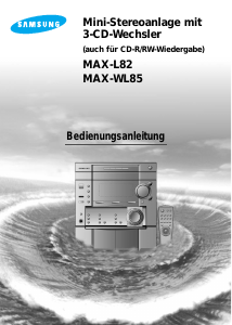 Bedienungsanleitung Samsung MAX-L82 CD-player