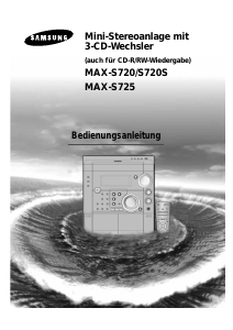 Bedienungsanleitung Samsung MAX-S720 CD-player