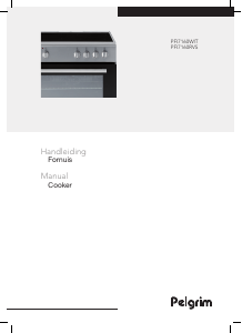 Handleiding Pelgrim PFI7160RVS Fornuis