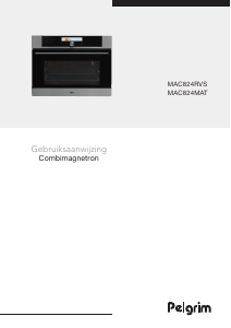 Handleiding Pelgrim MAC824RVS Magnetron