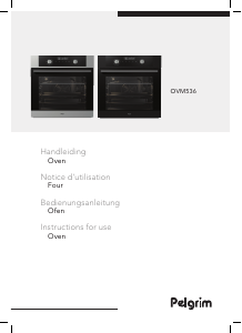 Handleiding Pelgrim OVM536RVS Oven