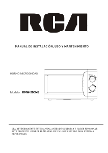 Manual de uso RCA RMW200MS Microondas