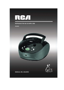 Manual de uso RCA RCD203 Set de estéreo