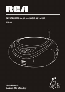 Manual de uso RCA RCD202 Set de estéreo