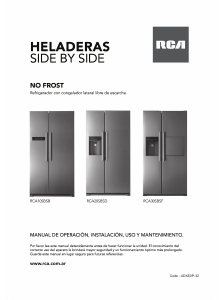 Manual de uso RCA RCA10SBSB Frigorífico combinado