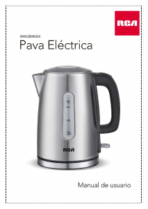 Manual de uso RCA RWK200INOX Hervidor