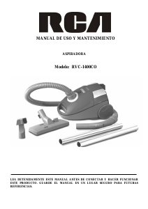 Manual de uso RCA RVC14000CO Aspirador