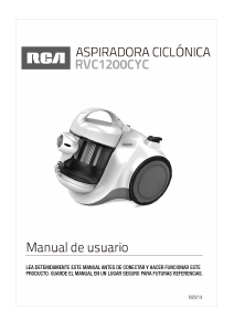 Manual de uso RCA RVC1200CYC Aspirador