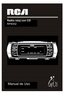 Manual de uso RCA RP4002 Radiodespertador