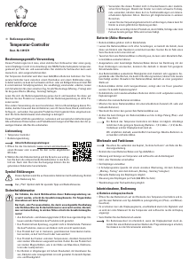 Mode d’emploi Renkforce RSH502T Thermostat