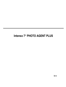 Manual Intenso Photo Agent Plus Moldura digital