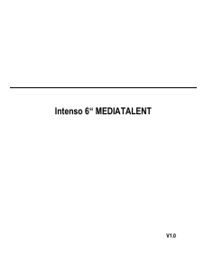 Handleiding Intenso Media Talent Digitale fotolijst