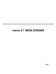 Mode d’emploi Intenso Media Designer Cadre photo numérique