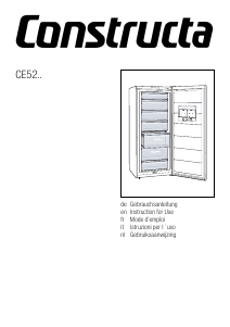 Manual Constructa CE524VWE0 Freezer