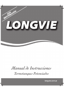 Manual de uso Longvie TP600AP Calentador de agua