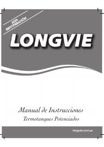 Manual de uso Longvie TP860AR Calentador de agua