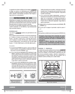 Manual de uso Longvie 19501G Cocina