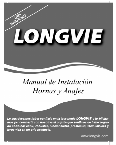 Manual de uso Longvie H1500G Horno