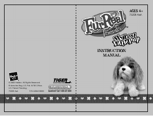 Manual Hasbro Furreal Friends My Lost Little Pup