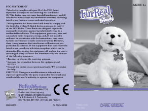 Manual Hasbro Furreal Friends Cookie My Playful Pup