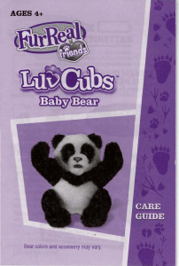 Handleiding Hasbro Furreal Friends Lub Cubs Baby Panda Bear