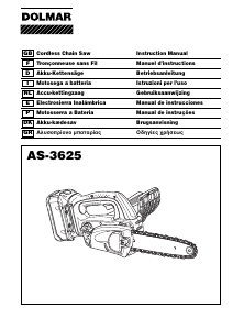 Manual de uso Dolmar AS-3625 Sierra de cadena