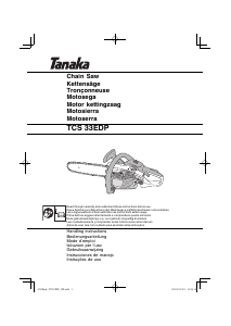 Manual Tanaka TCS 33EDP Motosserra