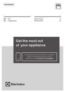 Bedienungsanleitung Electrolux OOC500NZ Backofen