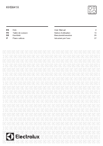 Manuale Electrolux KHS641X Piano cottura