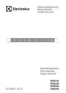 Manuale Electrolux DASL9045SW Cappa da cucina