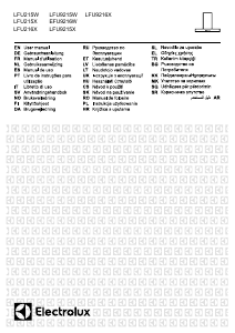 Manual Electrolux LFU9215X Hotă