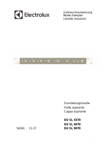 Manuale Electrolux DUSL9070CN Cappa da cucina