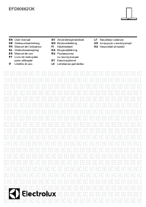 Manuale Electrolux EFD90662OK Cappa da cucina