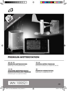 Bedienungsanleitung Auriol IAN 100521 Wetterstation