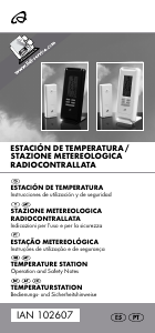 Manual de uso Auriol IAN 102607 Estación meteorológica