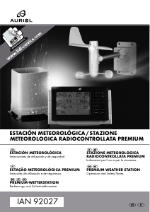 Manual de uso Auriol IAN 92027 Estación meteorológica