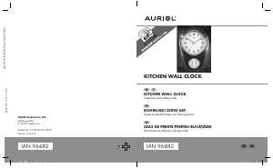 Manual Auriol IAN 96482 Clock