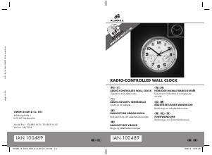 Manual Auriol IAN 100489 Clock