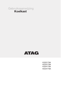 Handleiding ATAG KD25178A Koelkast
