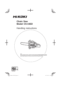 Manual Hikoki CS 33ED Chainsaw