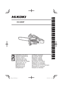 Bruksanvisning Hikoki CS 33EDP Kedjesåg