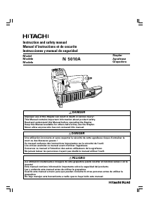 Mode d’emploi Hitachi N5010A Agrafeuse