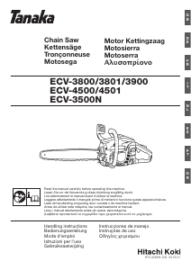 Manual Tanaka ECV-3800 Chainsaw