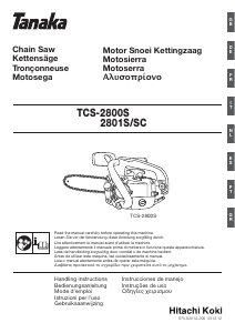 Manual Tanaka TCS 2800S Chainsaw