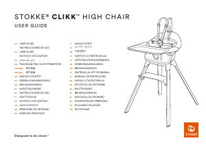 Kullanım kılavuzu Stokke Clikk Mama sandalyesi