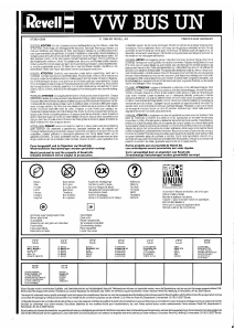 Manual Revell set 07380 Military Volkswagen bus UN